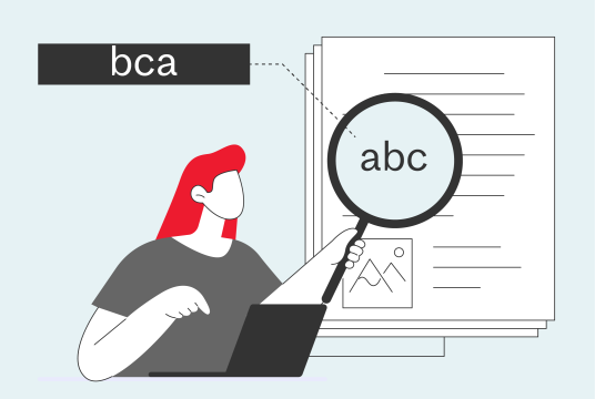 Terminology support illustration