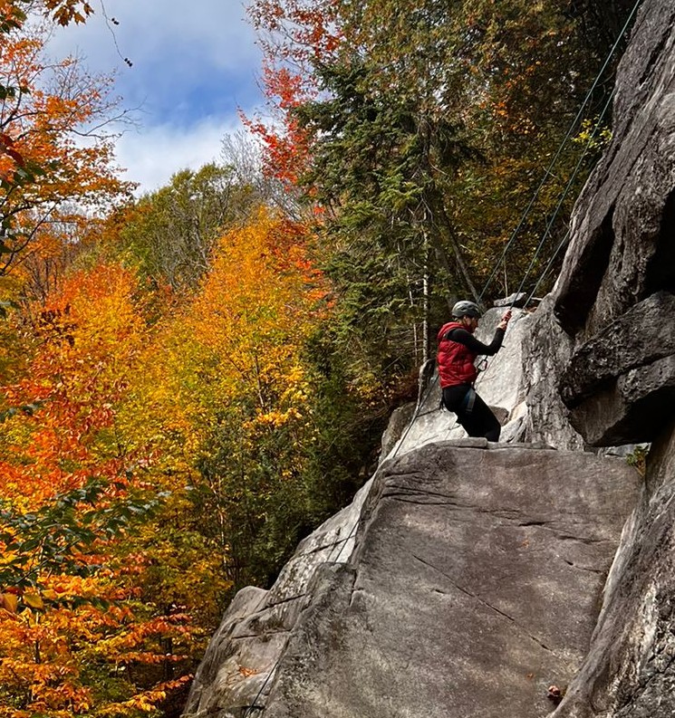 Resident Climbing on a rock face